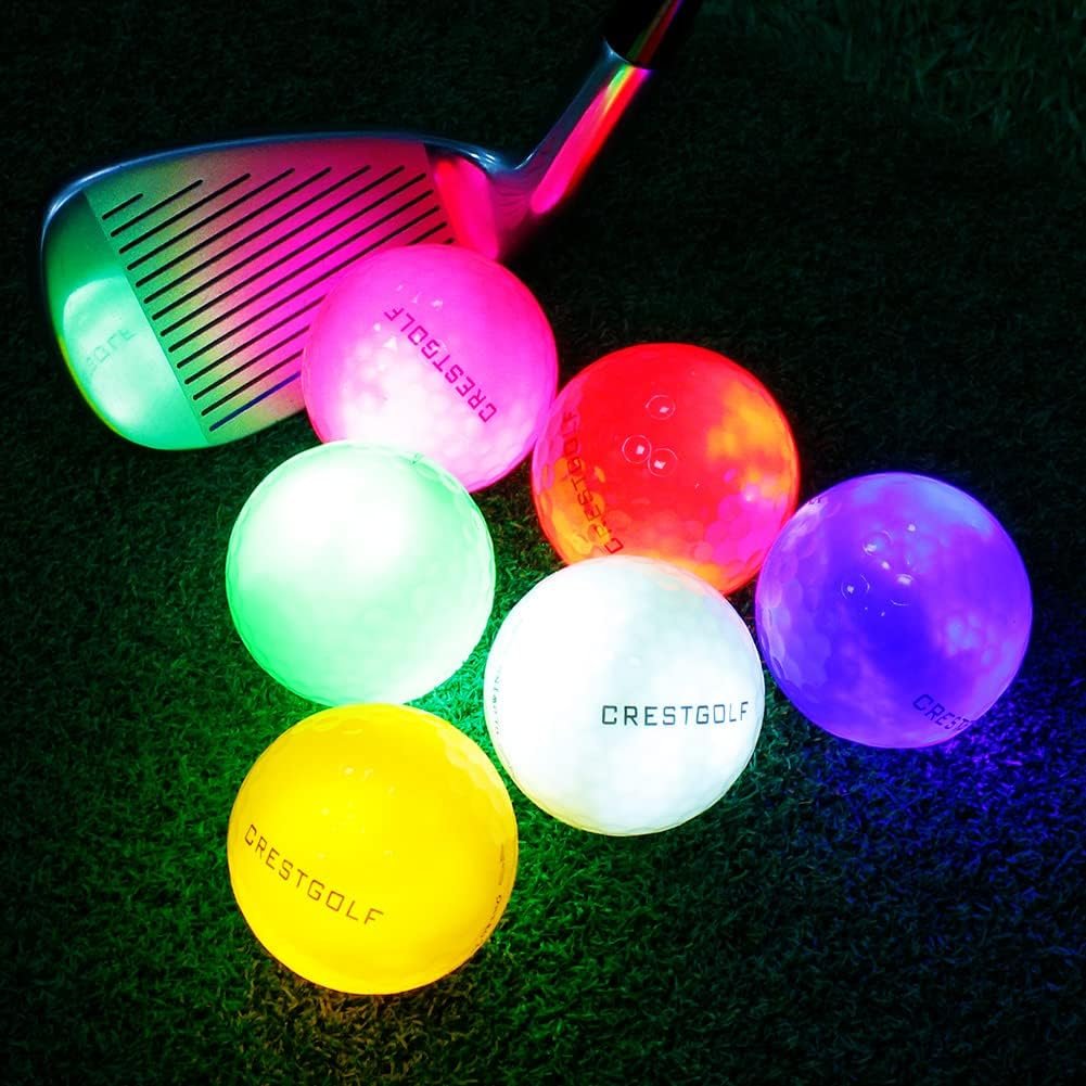 Crestgolf LED Golfbälle bunt 