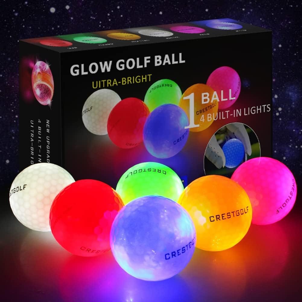 Crestgolf LED Golfbälle bunt 