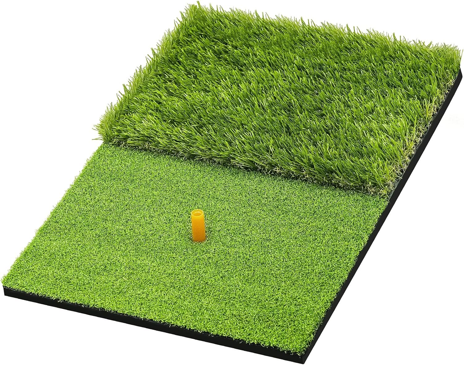 SAPLIZE Large Golf Mat (Four Portable Golf Practice Grass Mats for Indoor and Outdoor Anti-deformation)